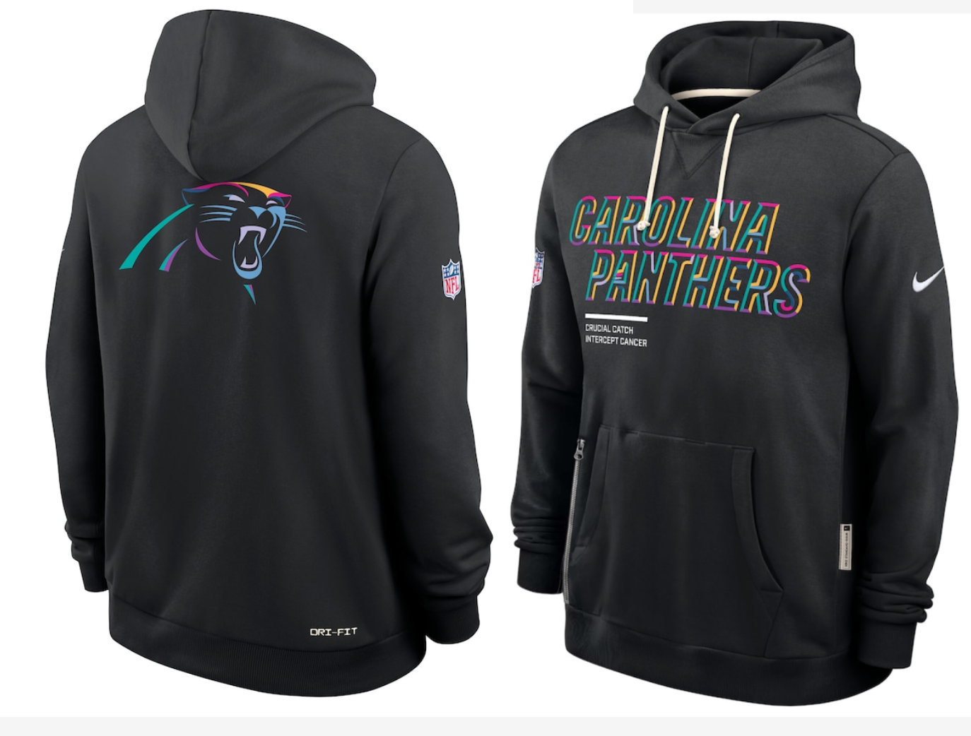 Men Carolina Panthers black 2025 Nike NFL hoodie->carolina panthers->NFL Jersey